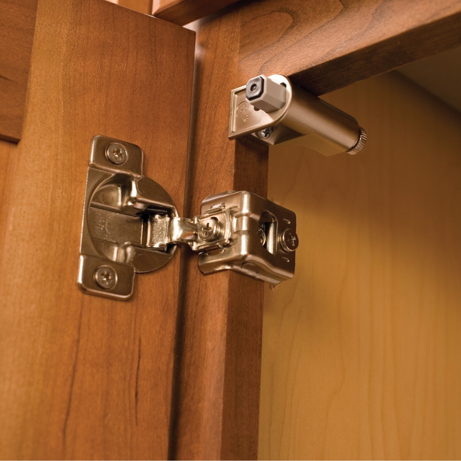 Shop Rok Hardware Nickel Plated Soft Close Cabinet Door Damper Add