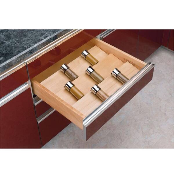Shop Rev A Shelf Cut To Size Insert Wood Spice Organizer For