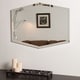preview thumbnail 5 of 12, Century Clear Glass Modern Bathroom Mirror