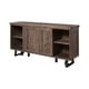 preview thumbnail 3 of 4, Alpine Furniture Prairie Sideboard with Wine Holder - Natural/Black