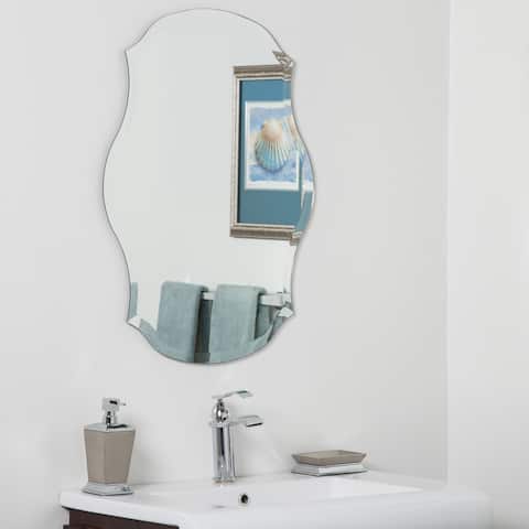 Mason Glass Bathroom Mirror - Silver - 31Hx23Wx.5D