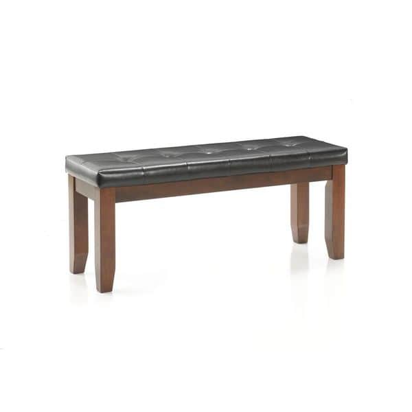 Intercon Redmond Red Mission 48 Inch Padded Dining Bench Overstock 13002746