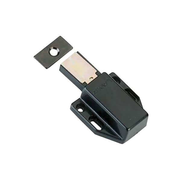 Shop Black Friday Deals On Sugatsune Lamp Touch Latch Push To Open Black Plastic Magnetic Catch Set Of 2 Overstock 13003013