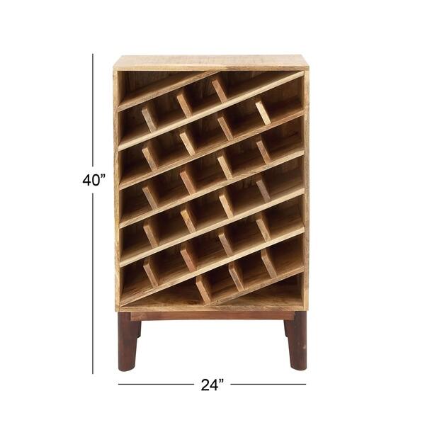 Shop Black Friday Deals On Studio 350 Wood Wine Rack 24 Inches Wide 40 Inches High Overstock 13003301