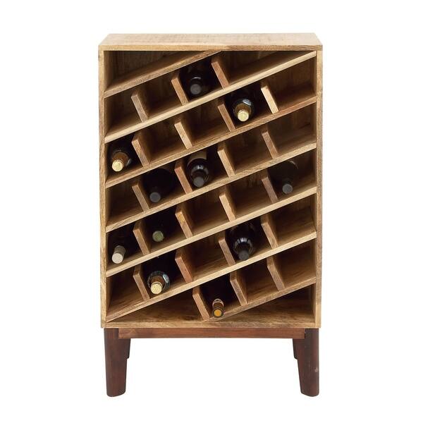 Studio 350 Wood Wine Rack 24 Inches Wide 40 Inches High Overstock 13003301