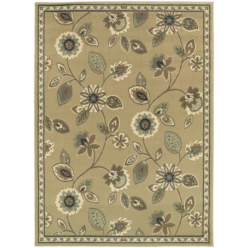 Style Haven Leadworth Casual Floral Area Rug