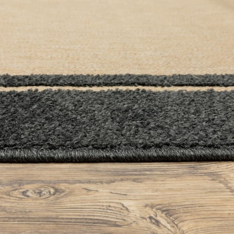 Style Haven Cara Mixed Pile Classic Bordered Indoor-Outdoor Area Rug