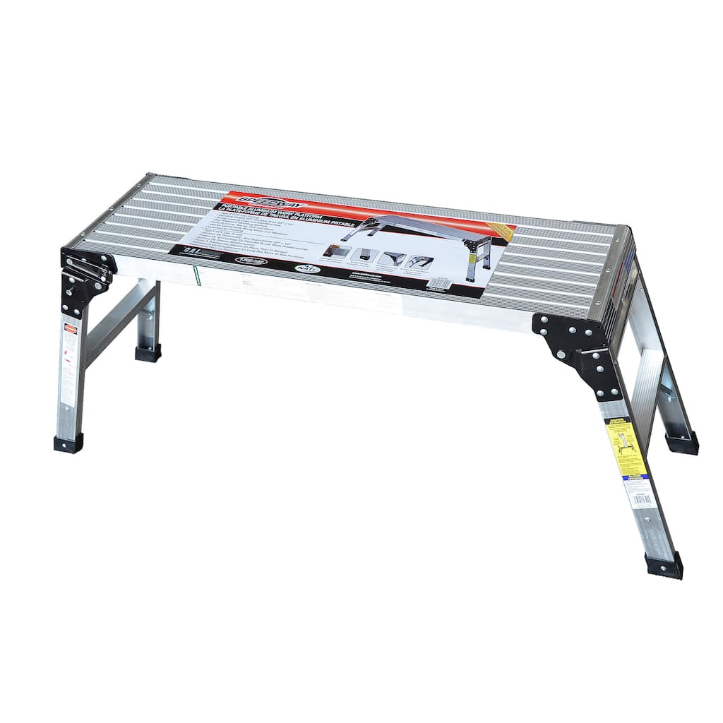 Speedway Aluminum Foldable Step-up Work Platform