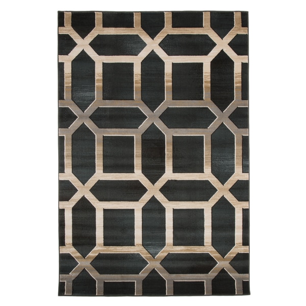 Windsor Home Opus Art Deco Area Rug - Dark Teal - 3'3 x 5'