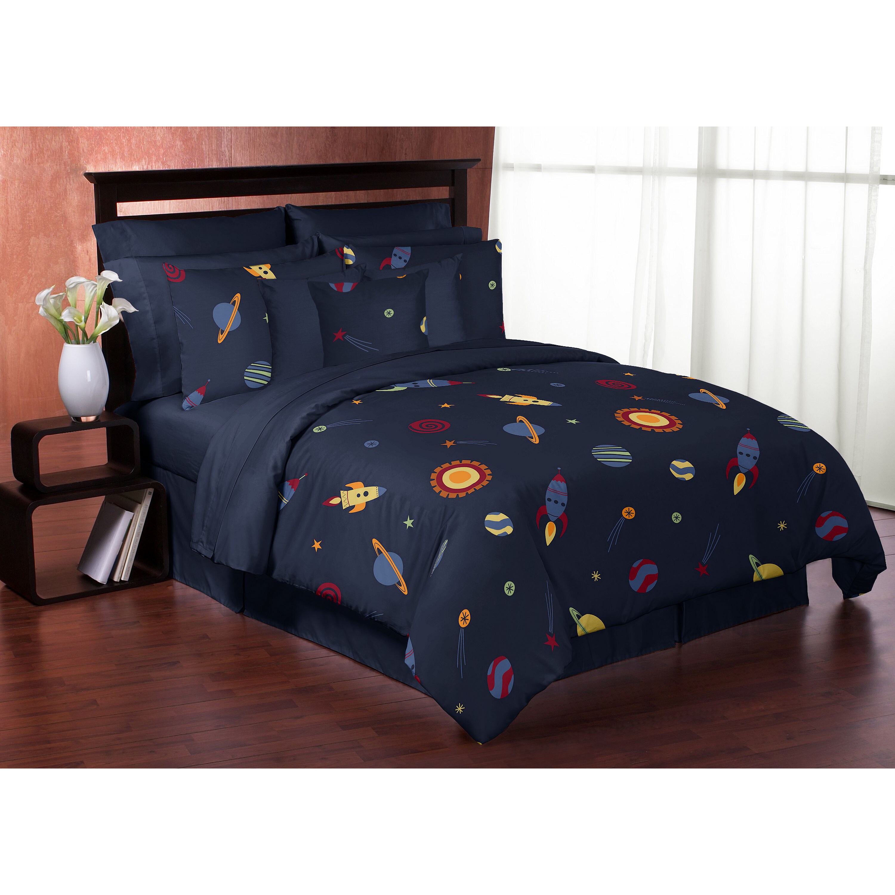 space bed sheets queen