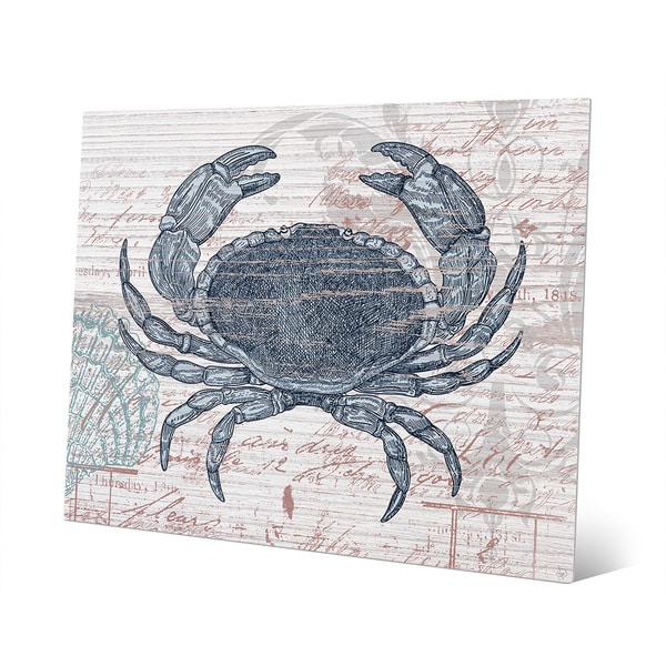 Vintage Blue Crab Metal Wall Art On Free Shipping Vintage Blue Crab Metal Wall Art On Free Shipping Today 13008049