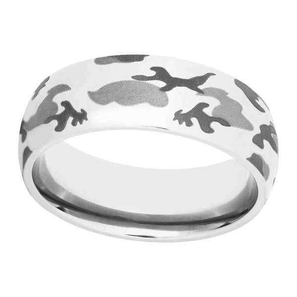 Men S Tri Color Anium Camo Band Silver Free Shipping On Men X27 S Tri Color Anium Camo Band Silver