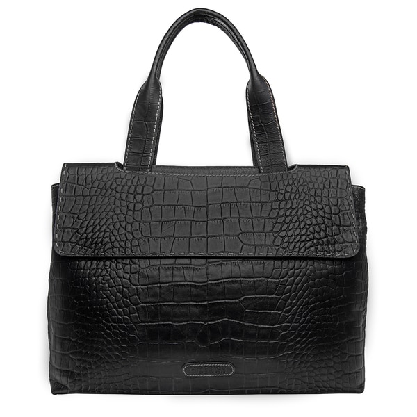 leather work tote women's