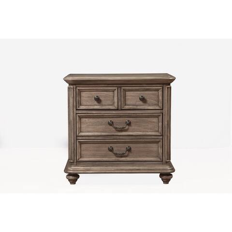 Alpine Melbourne 2 Drawer Nightstand