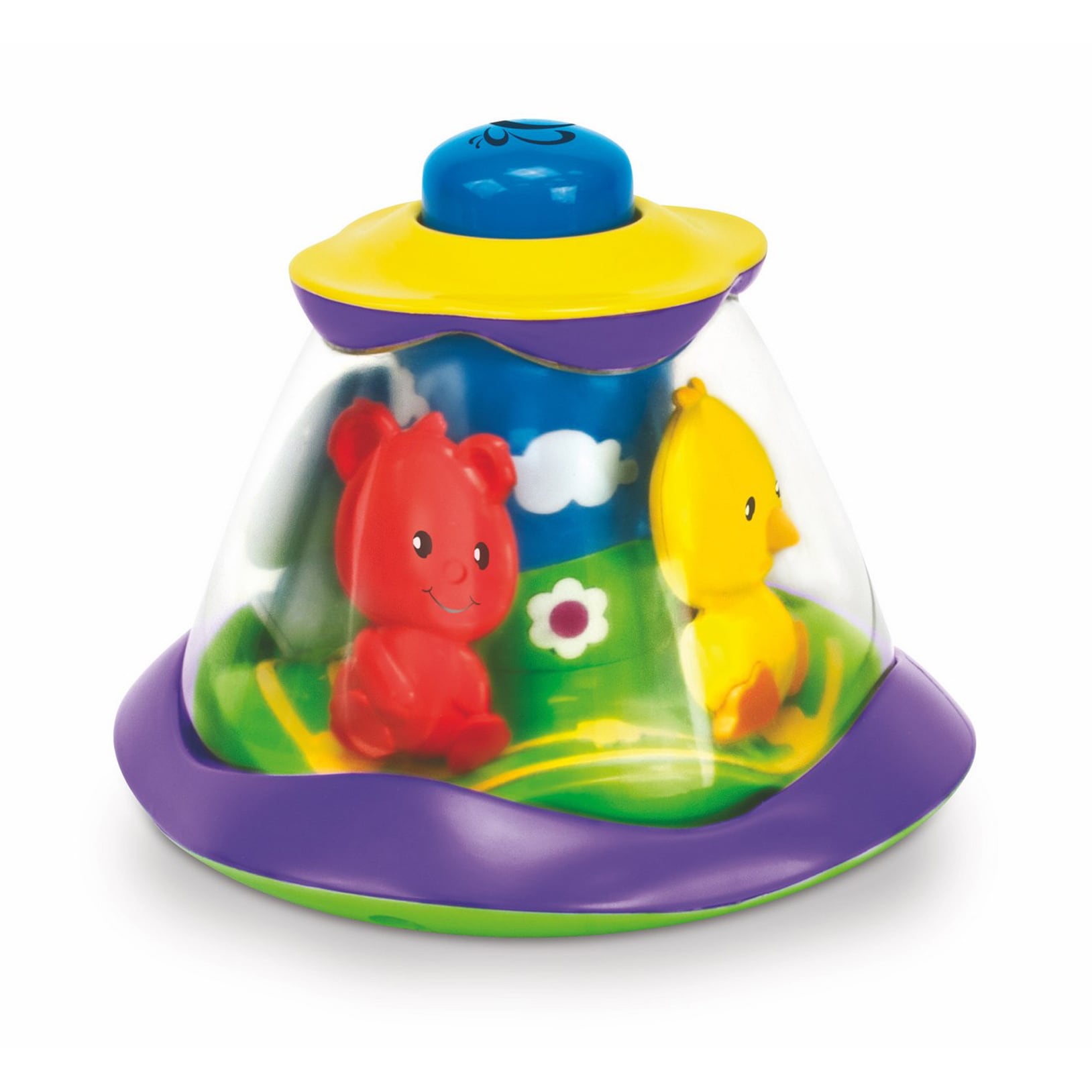 push and spin toy