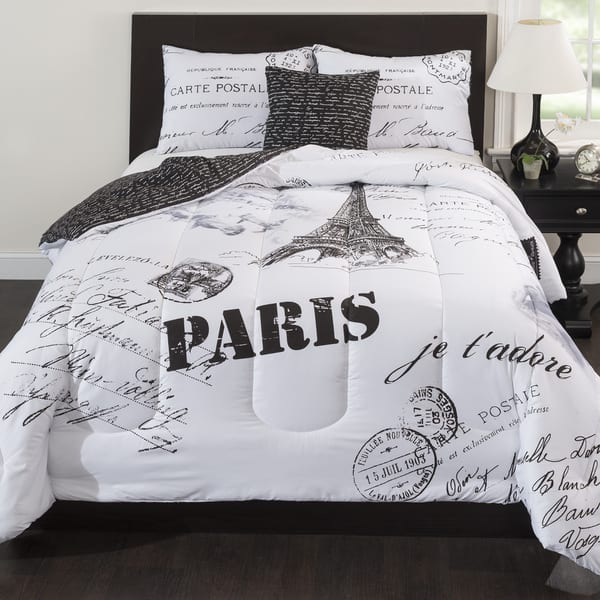Shop Casa J Adore Paris 5 Piece Comforter Set On Sale