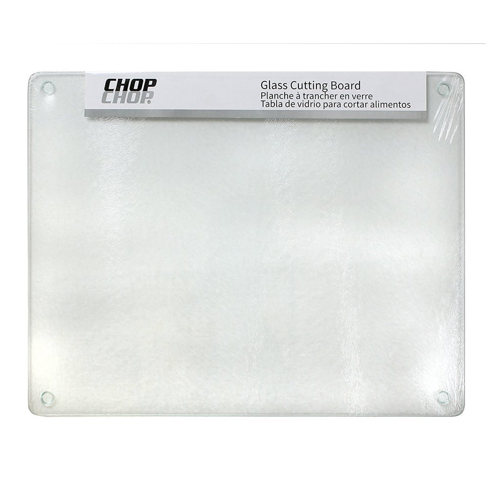 Blanco 17.25-in L x 10.625-in W Glass Cutting Board in White