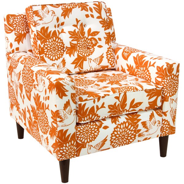 overstock orange chair