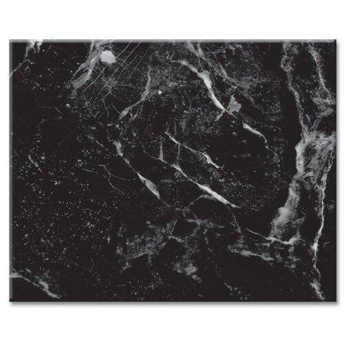 Counterart Glass Cutting Board - Black Marble - 12"x15" - 12x15