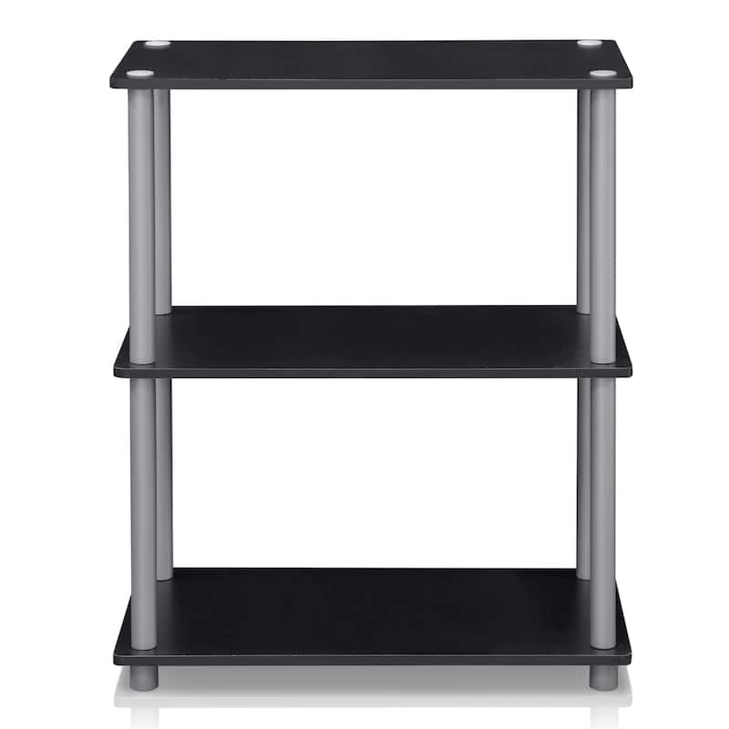 Porch & Den Ventura 3-tier Compact Multipurpose Shelf - Black