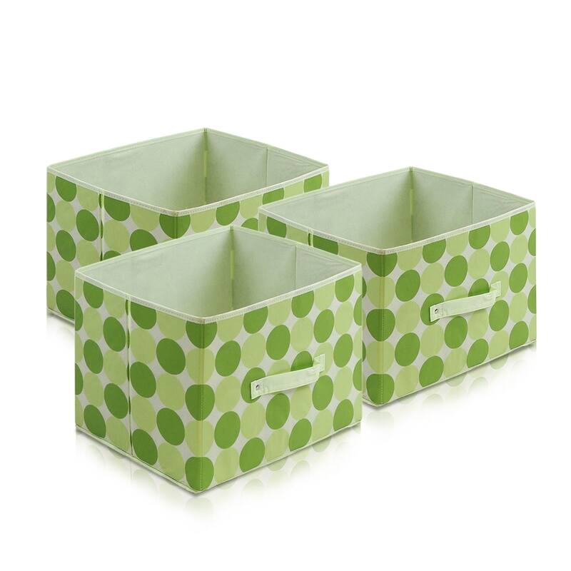 Furinno Laci Dot Design Multicolor Nonwoven Fabric Soft Storage Organizer