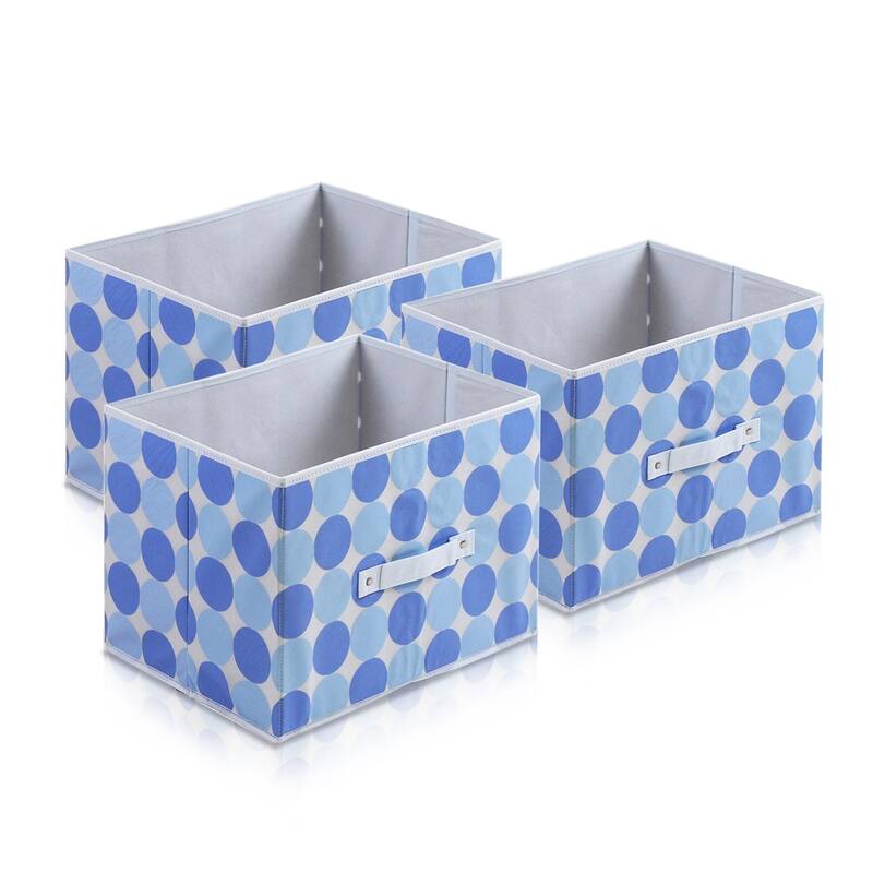 Furinno Laci Dot Design Multicolor Nonwoven Fabric Soft Storage Organizer