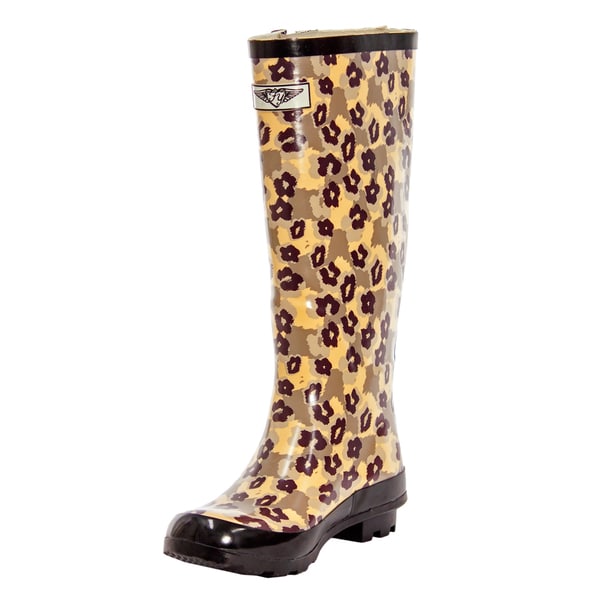 women's camouflage rubber boots