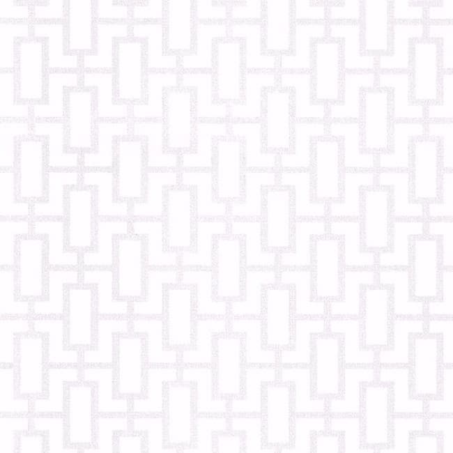 Luxor Print Sheffield 32.7-foot x 20.5-inch-inch Geometric Link Wallpaper - 32.7' x 20.5 - Grey/Silver