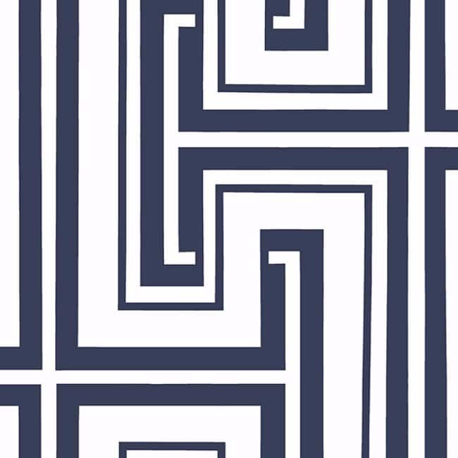 Tease Bristol Paper-backed Vinyl 32.7-feet x 20.5-inch Geometric Maze Wallpaper
