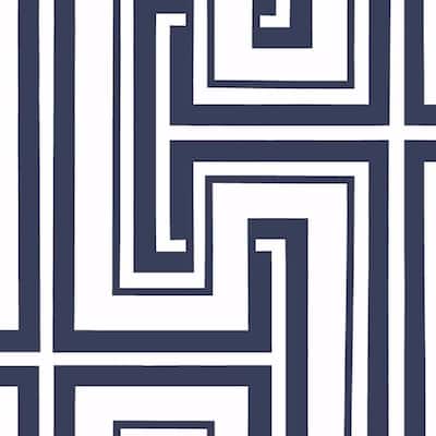 Tease Bristol Paper-backed Vinyl 32.7-feet x 20.5-inch Geometric Maze Wallpaper