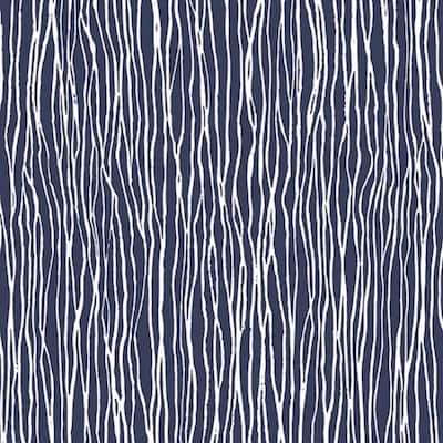 Jacaranda Wakefield Vinyl 32.7-foot x 20.5-inch Modern Pre-pasted Stria Wallpaper