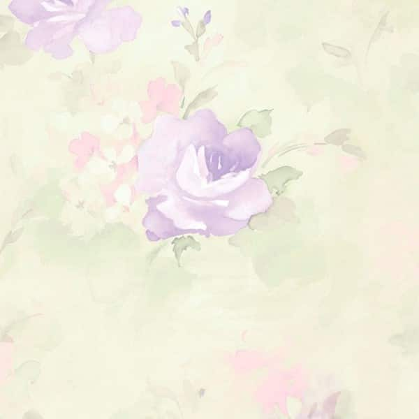 Waterbury Floral Watercolor 32 7 Foot X 5 Inch Wallpaper 32 7 X 5 Overstock