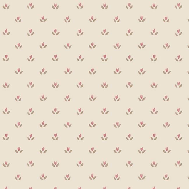 Mini Tulip Daltona 32.7-foot x 20.5-inch Floral Wallpaper