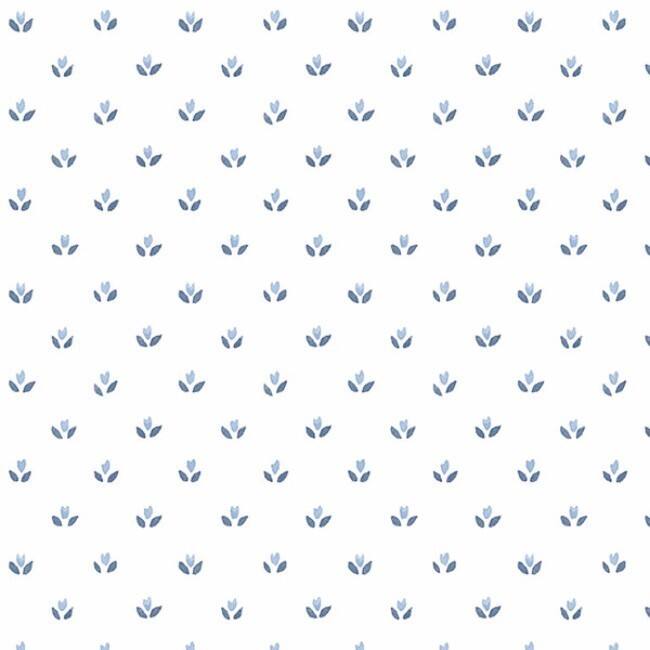 Mini Tulip Daltona 32.7-foot x 20.5-inch Floral Wallpaper