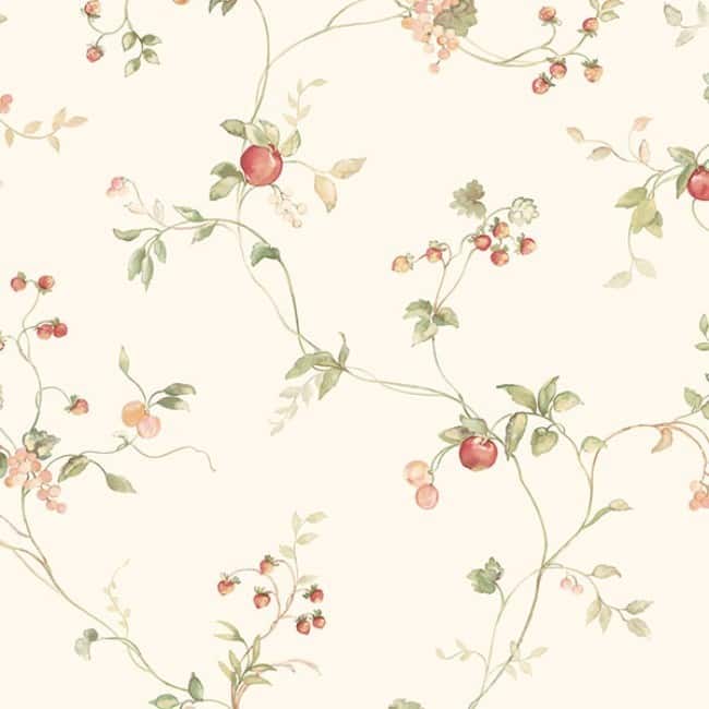 Mini Fruit Trail Greenacres 'Fruit Vine' Clear Vinyl Wallpaper