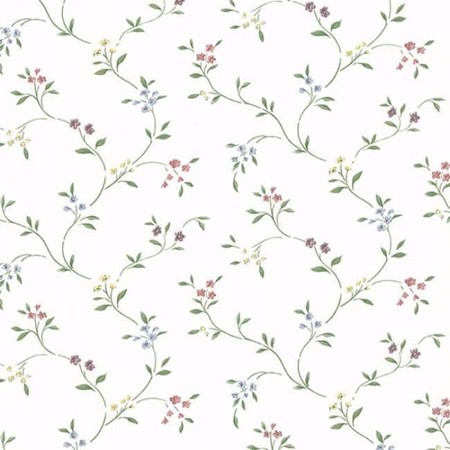 Callaway Floral Trail Multicolored Vinyl-coated 32.7-foot x 20.5-inch Wallpaper