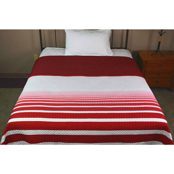 Shop Horizon Metro Red Coverlet Free Shipping Today Overstock