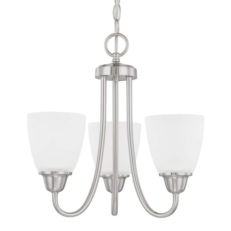 Trenton 3-light Brushed Nickel Chandelier - Brushed Nickel