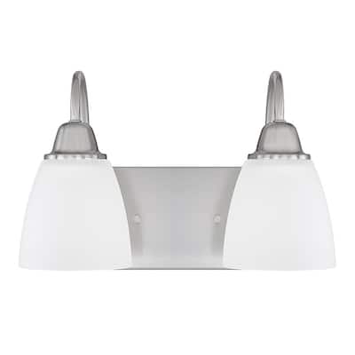Trenton 2-light Brushed Nickel Bath/Vanity Light - Brushed Nickel