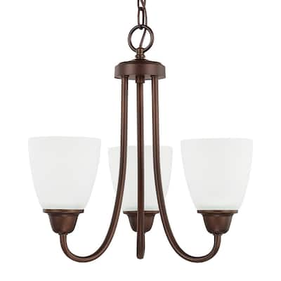 Trenton 3-light Bronze Chandelier