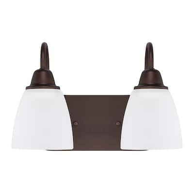 Trenton 2-light Bronze Bath/Vanity Light