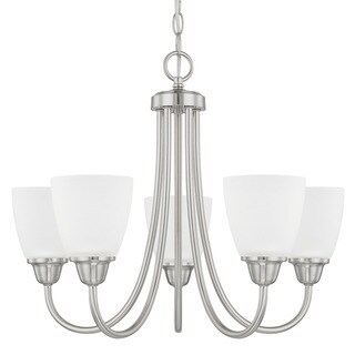 Trenton 5-light Brushed Nickel Chandelier - Brushed Nickel