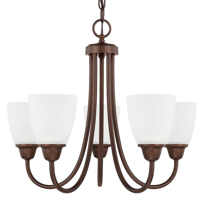 Trenton 5-light Bronze Chandelier