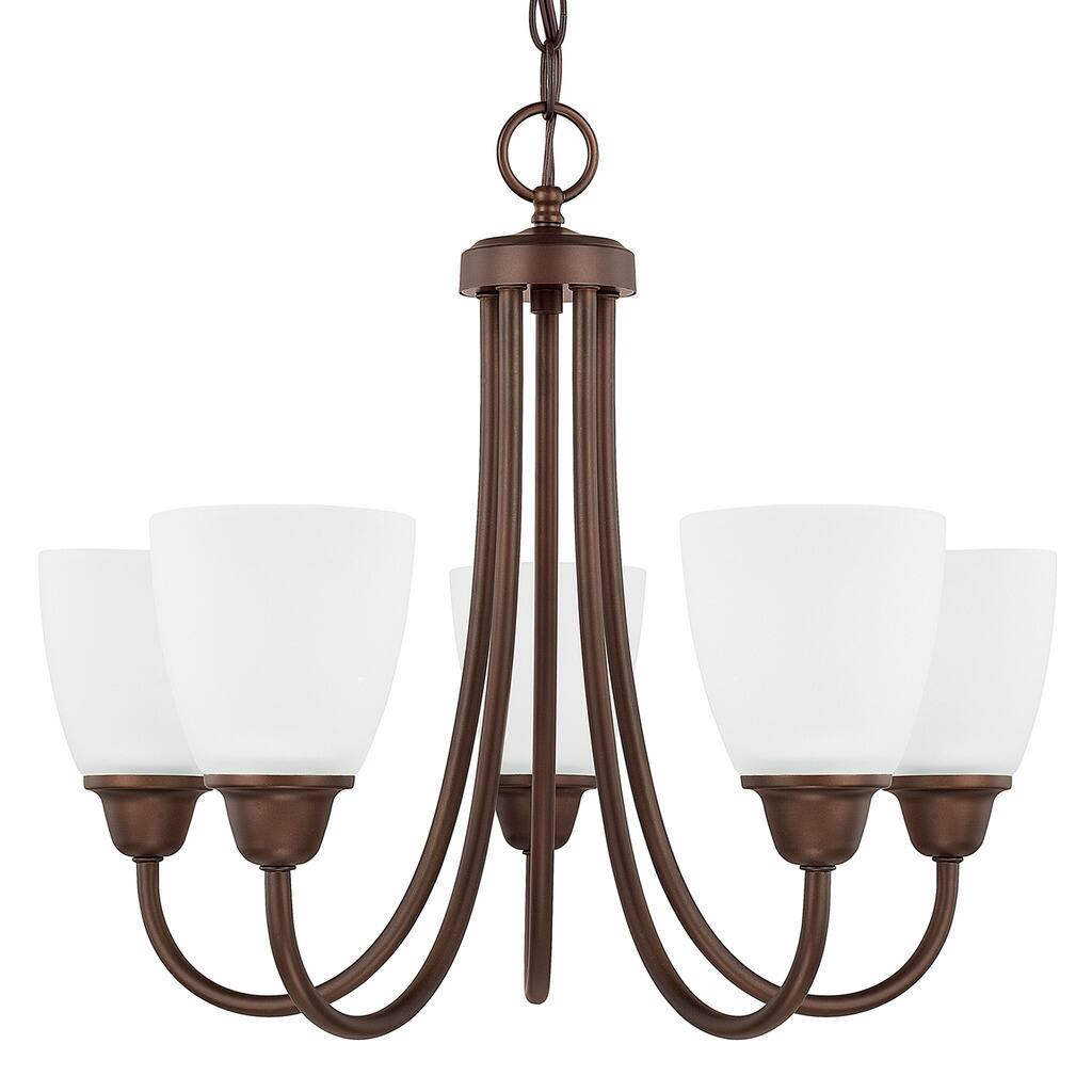 Trenton 5-light Bronze Chandelier