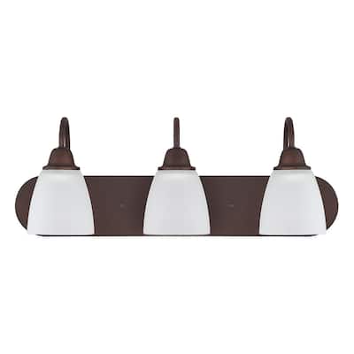 Trenton 3-light Bronze Bath/Vanity Light