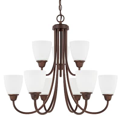 Trenton 9-light Bronze Chandelier