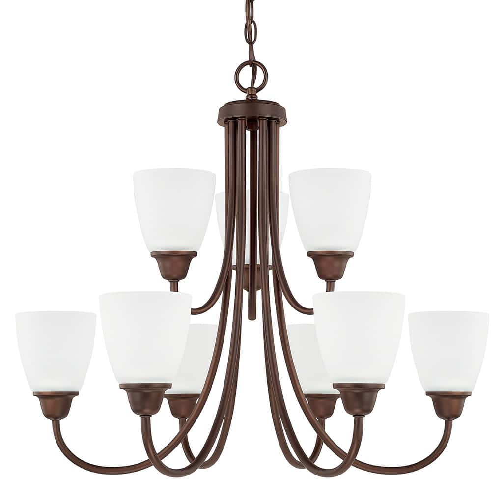 Trenton 9-light Bronze Chandelier