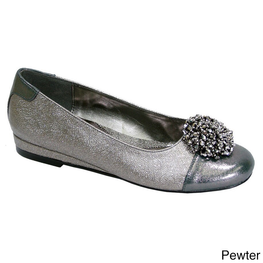 wide width silver flats