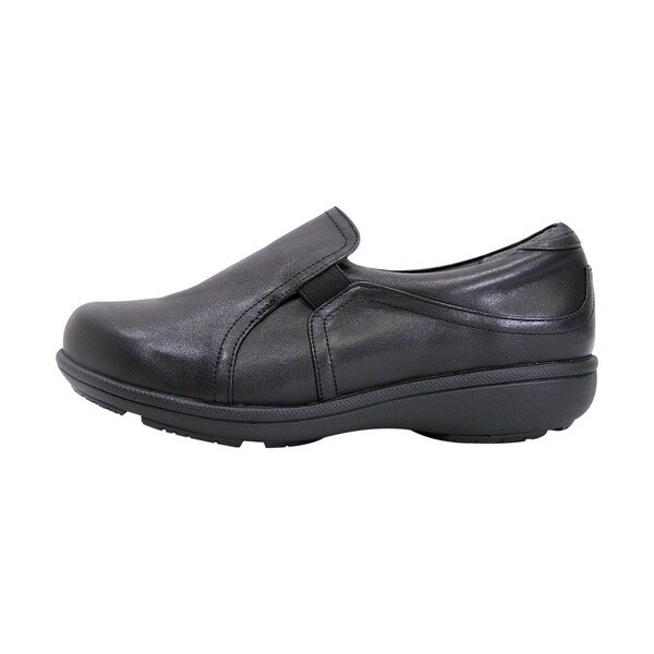 womens black comfort loafers