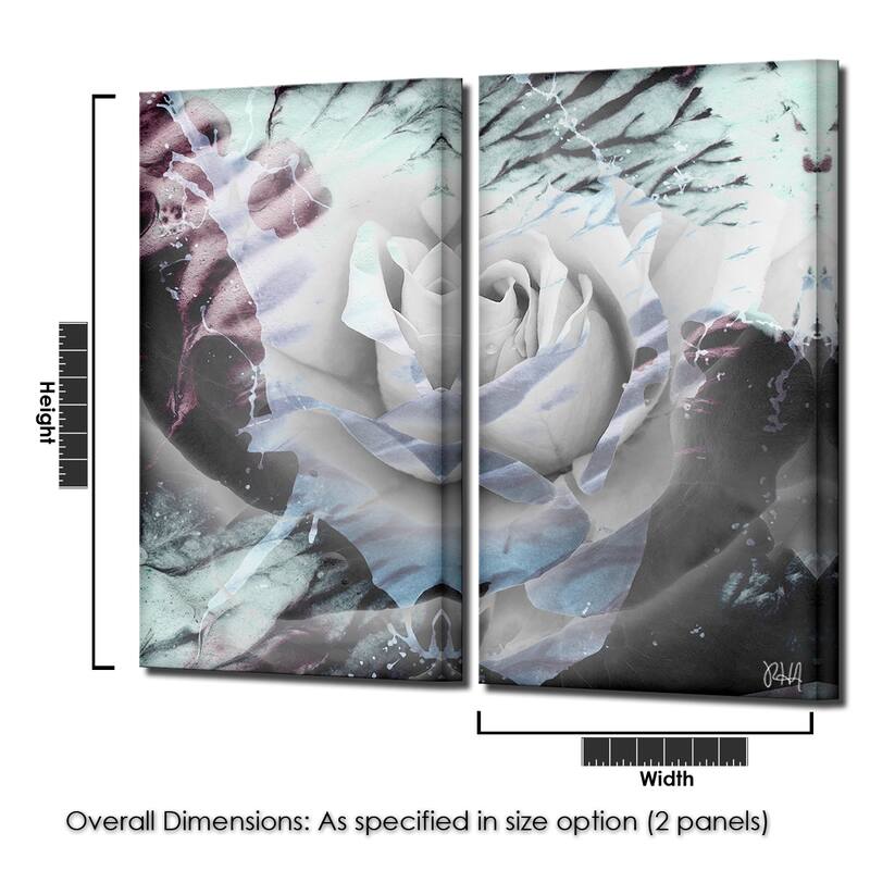 Ready2HangArt 'Painted Petals XLVIII' 2-Piece Canvas Wall Art Set
